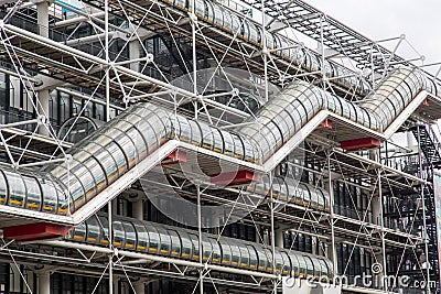 Centre Pompidou Paris Editorial Stock Photo