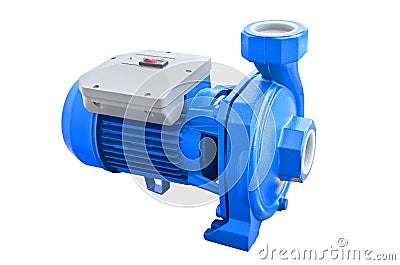 Centrifugal pump for pumping diesel fuel Stock Photo