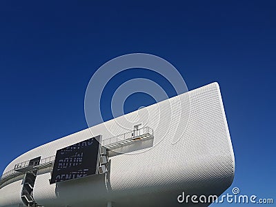 Centro Botin Center with a blue sky Editorial Stock Photo