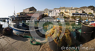 Centuri Port, Port de Centuri, Haute Corse, Cape Corse, Corsica, Upper Corsica, France, Europe, island Editorial Stock Photo