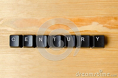 Century word Stock Photo