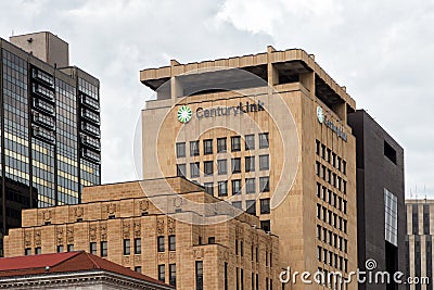 CenturyLink Building Exterior Editorial Stock Photo