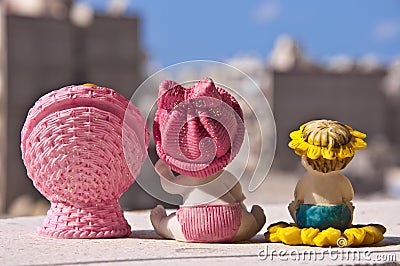 Ceramic Baby Children Stock Photo