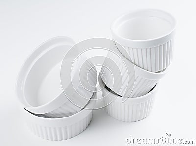 Ceramic bakeware Stock Photo