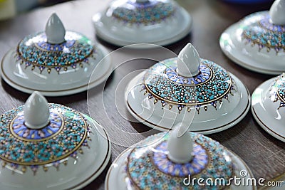 Ceramic Benjarong Stock Photo