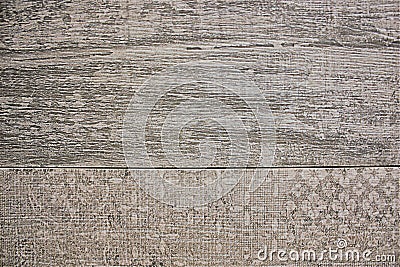 Ceramic and clay decorated tiles in the hardware store Stock Photo