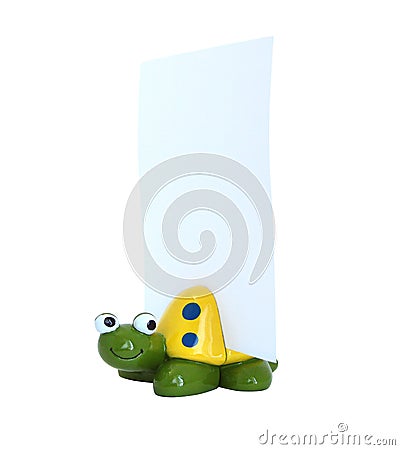 Ceramic figurine of a turtle Stock Photo