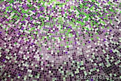 Ceramic glass colorful tiles mosaic composition Stock Photo