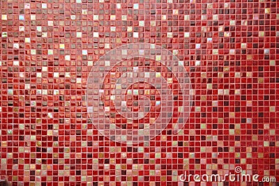 Ceramic glass colorful tiles mosaic composition Stock Photo