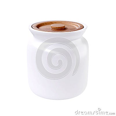 Ceramic jar Stock Photo