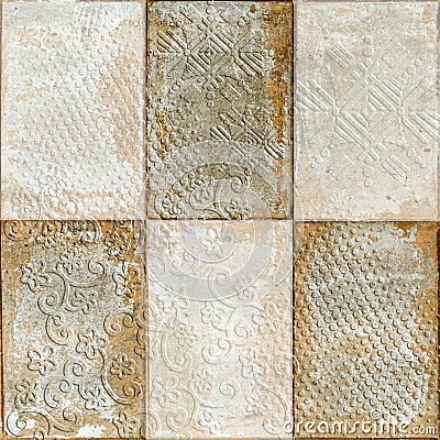 Ceramic kitchen, washroom tiles, wallpapers & backgrounds with rustic,wall tiles Stock Photo