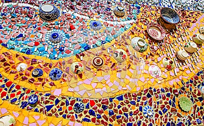 Ceramic Mosaic Stock Photo
