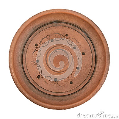 Ceramic plate Stock Photo