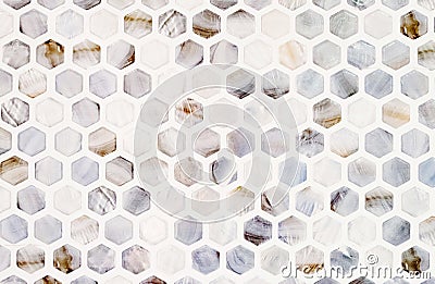 Ceramic tile mosaic Stock Photo