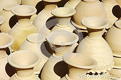 Ceramic vases Stock Photo