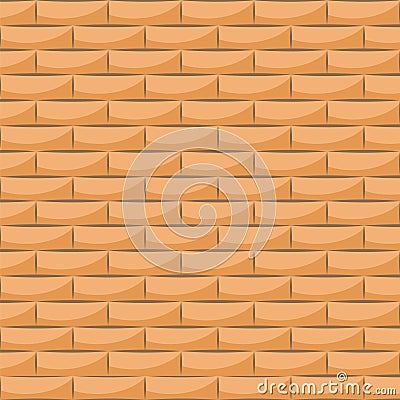 Ceramic white brick tile wall. Vector illustration Vector Illustration