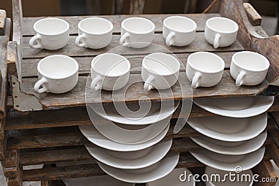 Ceramic workshop in vietri sul mare Editorial Stock Photo