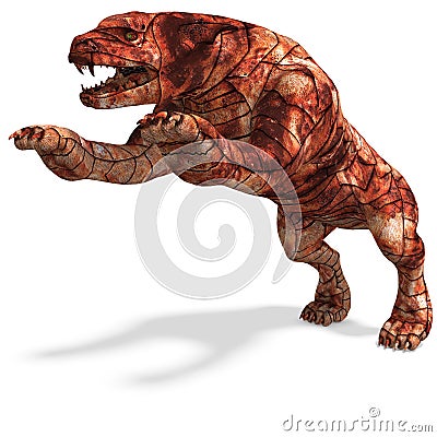 Cerberus - the dog from hell Stock Photo