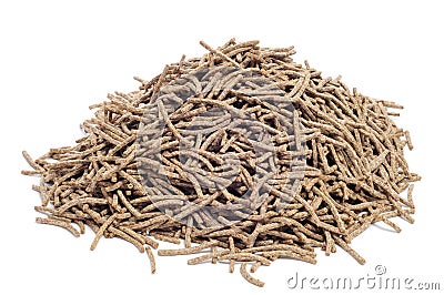 Cereal bran sticks Stock Photo