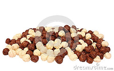 Cereal chocolate balls Stock Photo