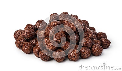 Cereal chocolate balls Stock Photo