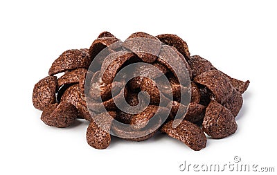 Cereal chocolate flakes Stock Photo