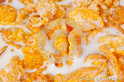 Cereal Flakes Stock Photo