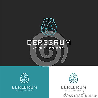 Cerebrum - Artificial Intelligence Stock Photo