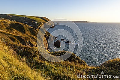 Ceredigion Coastal Path Stock Photo