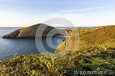 Ceredigion Coastal Path Views Stock Photo