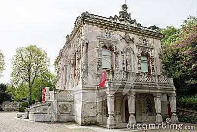 Ceremonial Kiosk of Ihlamur Pavilions. Besiktas, Istanbul, Turkey. Stock Photo