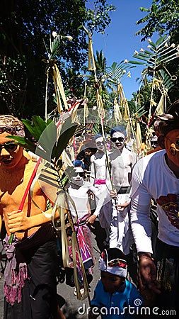 Ceremony Bali Editorial Stock Photo