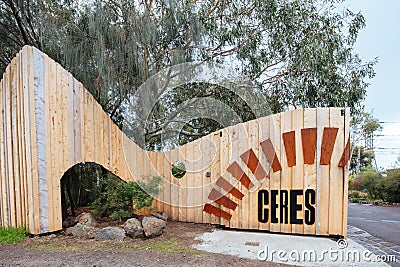 CERES Community Space in Melbourne Australia Editorial Stock Photo