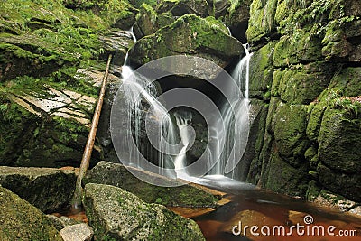 Cerny potok in Jizera Mountains Stock Photo