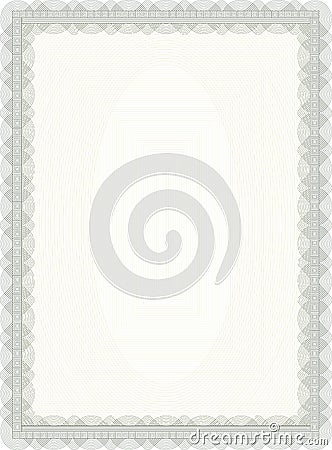 Certificate Vector Illustration