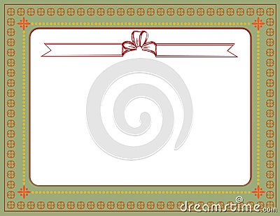 Certificate border Cartoon Illustration