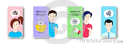 Certificate, 24 hours and Networking icons set. Water analysis sign. Vector Vector Illustration