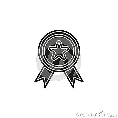 Certification seal icon - vector award badge Vector Illustration