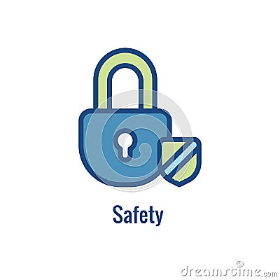 Certified Ethical Hacking icon showing security and hacking idea Vector Illustration
