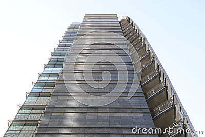 Cesar Pelli tower in Milan Stock Photo