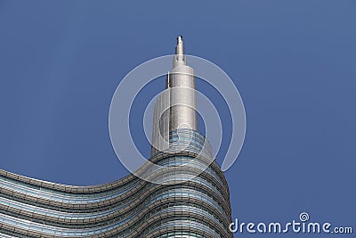 Cesar Pelli tower in Milan Stock Photo