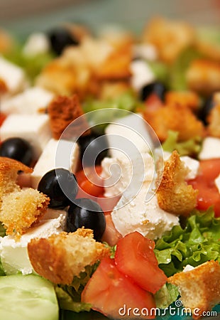 Cesar Salad Stock Photo
