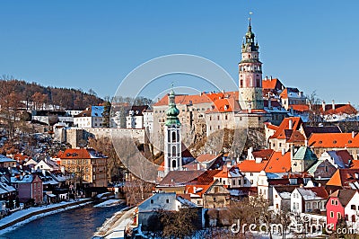 Cesky Krumlov Stock Photo