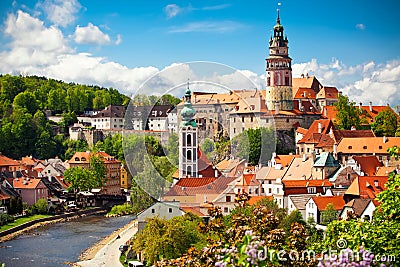 Cesky Krumlov Stock Photo