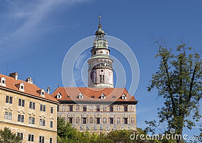 Cesky Krumlov Castle, Czech Republic Stock Photo