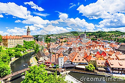 Cesky Krumlov, Czech Republic. Stock Photo