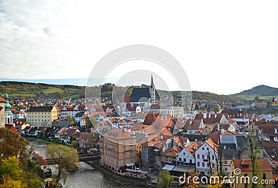 Cesky Krumlov Stock Photo