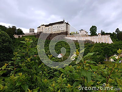 Cesky Sternberk castle Editorial Stock Photo