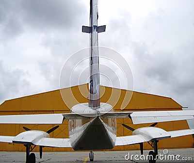 Cessna airplane Stock Photo