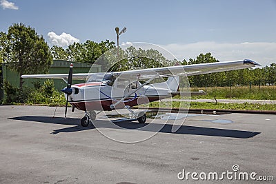 Cessna airplane Stock Photo